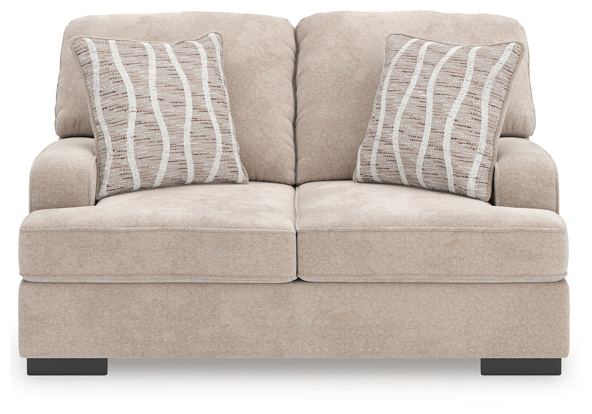 High Profile Taupe Loveseat — product reference image 3