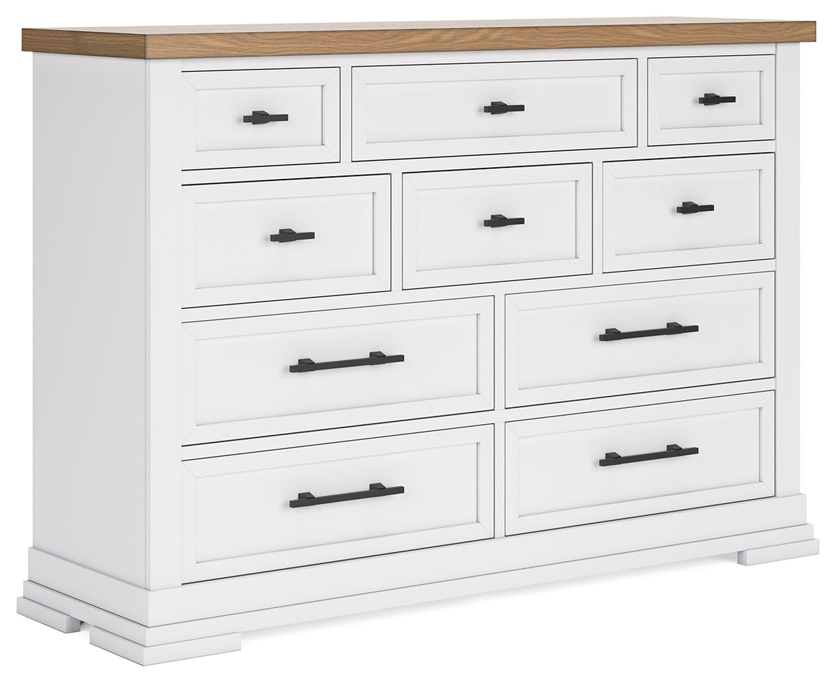 Ashbryn White/Natural Dresser — product reference image 1