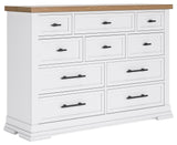 Ashbryn White/Natural Dresser — product reference image 1