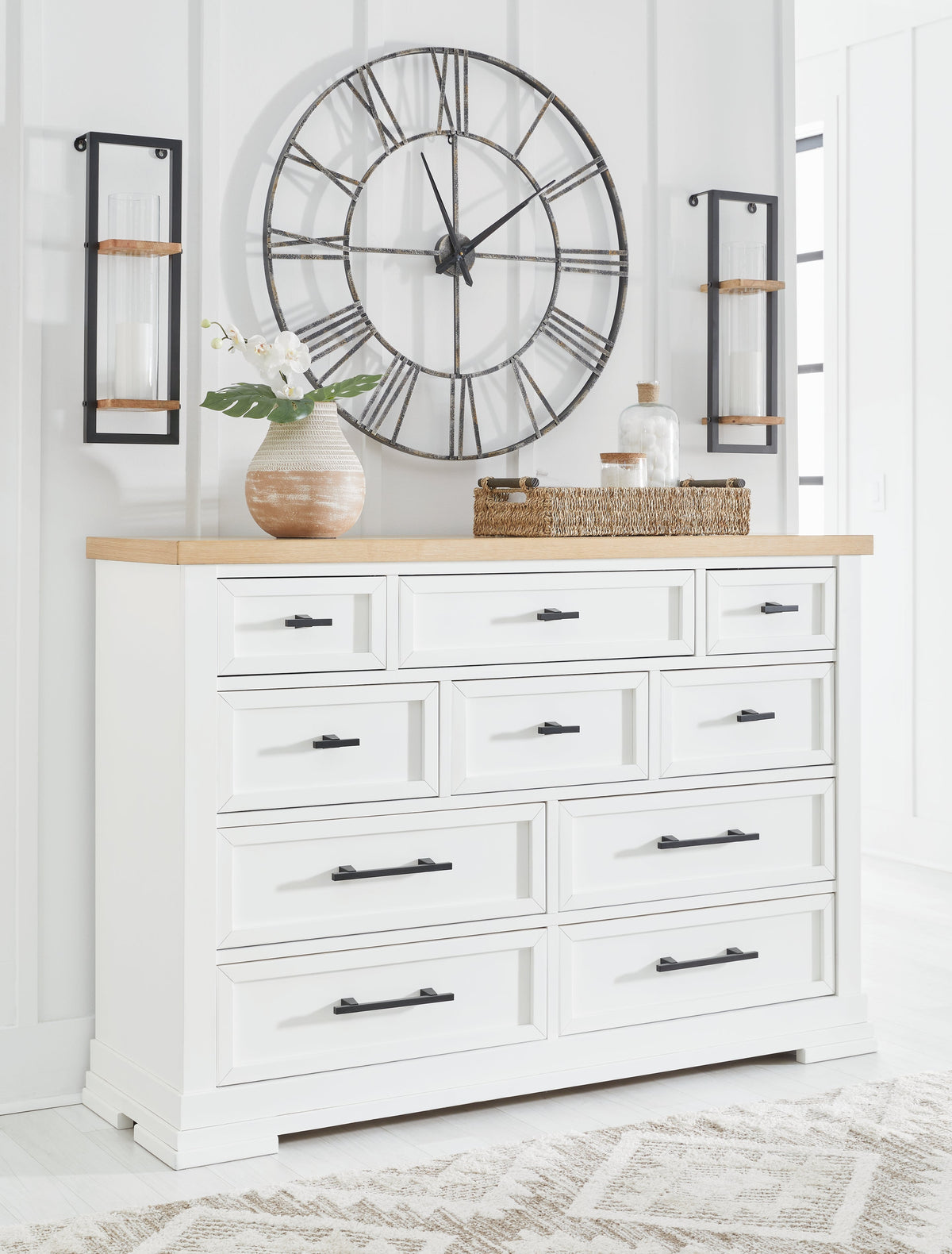 Ashbryn White/Natural Dresser — product reference image 2