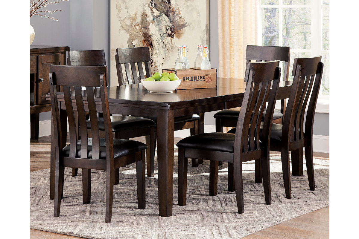 Haddigan Dark Brown Dining Extension Table — product reference image 2