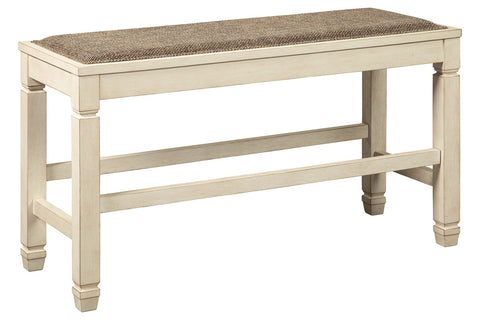 Bolanburg Two-tone Counter Height Bench — product reference image 1