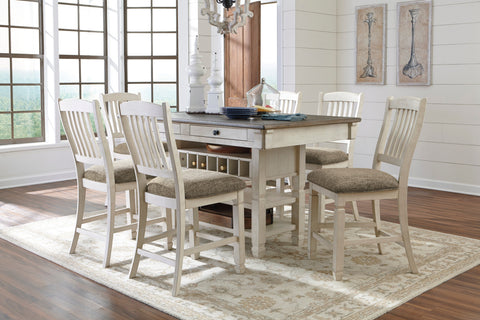Bolanburg Two-tone Counter Height Set — product reference image 1