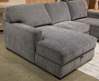 Ashley Stringer Left-Arm Facing Corner Chaise with Storage — manufacturer product photo; PC8881116S
