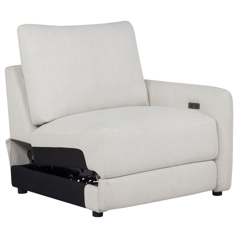 Valle RAF Power Reclining Sectional End Chair with USB-C Pearl