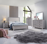 Crown Mark Adelaide Driftwood Upholstered Panel Youth Bedroom Set - Photo 1 | Olivia Furniture Houston