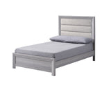 Crown Mark Adelaide Driftwood Upholstered Panel Youth Bedroom Set - Photo 4 | Olivia Furniture Houston