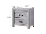 Crown Mark Adelaide Driftwood Upholstered Panel Youth Bedroom Set - Photo 14 | Olivia Furniture Houston