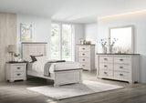 Crown Mark Leighton Cream/Brown Panel Youth Bedroom Set - Photo 1 | Olivia Furniture Houston