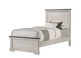 Crown Mark Leighton Cream/Brown Panel Youth Bedroom Set - Photo 2 | Olivia Furniture Houston
