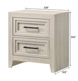 Crown Mark Lorraine Antique White Panel Youth Bedroom Set - Photo 13 | Olivia Furniture Houston