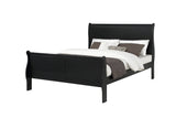 Crown Mark Louis Philip Black Sleigh Youth Bedroom Set - Photo 2 | Olivia Furniture Houston