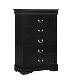 Crown Mark Louis Philip Black Sleigh Youth Bedroom Set - Photo 7 | Olivia Furniture Houston