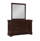 Crown Mark Louis Philip Cherry Sleigh Youth Bedroom Set - Photo 2 | Olivia Furniture Houston