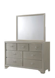 Crown Mark Lyssa Champagne LED Upholstered Panel Youth Bedroom Set - Photo 4 | Olivia Furniture Houston