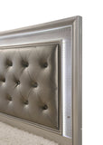 Crown Mark Lyssa Champagne LED Upholstered Panel Youth Bedroom Set - Photo 8 | Olivia Furniture Houston