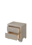 Crown Mark Lyssa Champagne LED Upholstered Panel Youth Bedroom Set - Photo 19 | Olivia Furniture Houston