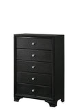 Crown Mark Micah Black LED Upholstered Panel Youth Bedroom Set - Photo 6 | Olivia Furniture Houston