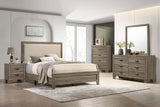 Crown Mark Mille Brownish Gray Upholstered Youth Bedroom Set - Photo 1 | Olivia Furniture Houston