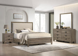 Crown Mark Mille Brownish Gray Upholstered Youth Bedroom Set - Photo 3 | Olivia Furniture Houston