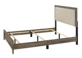 Crown Mark Mille Brownish Gray Upholstered Youth Bedroom Set - Photo 8 | Olivia Furniture Houston
