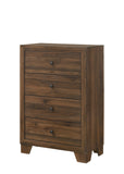 Crown Mark Mille Cherry Brown Upholstered Youth Bedroom Set - Photo 8 | Olivia Furniture Houston