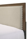 Crown Mark Mille Cherry Brown Upholstered Youth Bedroom Set - Photo 10 | Olivia Furniture Houston