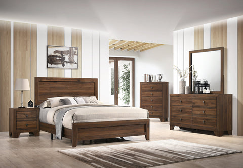 Crown Mark Millie Cherry Brown Panel Youth Bedroom Set - Photo 1 | Olivia Furniture Houston