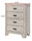 Crown Mark Millie Whitewash Panel Youth Bedroom Set - Photo 14 | Olivia Furniture Houston
