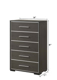 Crown Mark Sharpe Brown Upholstered Panel Youth Bedroom Set - Photo 11 | Olivia Furniture Houston