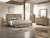 Elmer Brown Dresser Top (Only Mirror) - Crown Mark | Olivia Furniture