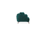 Petrol Velvet Navona 4-Seater Sofa