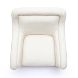 Charli Performance Swivel Chair - Off-White
