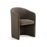 Seraphina Performance Velvet Dining Chair - Chocolate Brown