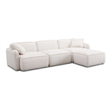 Travie 4-Piece Modular Sectional - White Sand