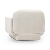 Azalea Performance Velvet Accent Chair - Cream
