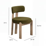 Odessa Performance Dining Chair - Green / 31"