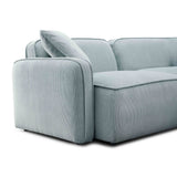 Travie 78" Modular Loveseat - Sea Blue
