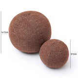 Boba Ball Throw Pillow (9"-14") - Red / Large
