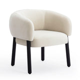 Foxy Performance Fabric Accent Chair - Cream
