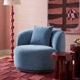 Fickle Swivel Accent Chair - Bluestone