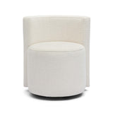 Alyssa Rolling Desk Chair - Off-White