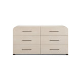 Marissa 62" Ash 6-Drawer Dresser - Washed Ash
