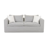 Salty 85" Indoor/Outdoor Sofa - Black Stripes