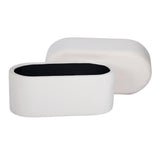 Andrea Performance Velvet Storage Bench (31"-50") - Cream / 31"