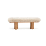 Ollie Upholstered Bench (48"-57") - Natural / 48"