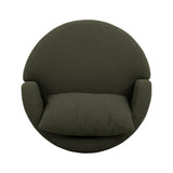 Silvi Performance Boucle Swivel Accent Chair - Kale Green
