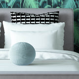 Boba Ball Throw Pillow (9"-14") - Sea Blue / Large