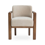 Irma Textured Performance Velvet Dining Chair - Taupe