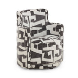 Passe Swivel Accent Chair - Black